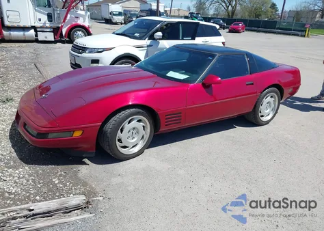 1992 Chevrolet Corvette из США, поврежденный, VIN 1G1YY23P4N5102033